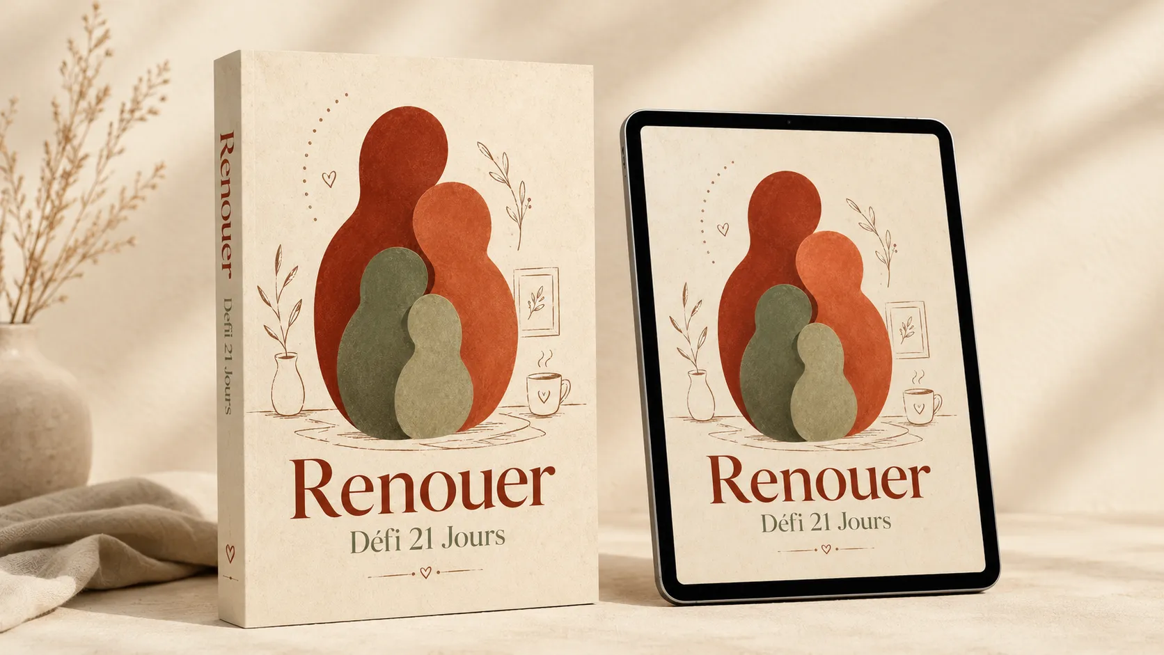 Renouer — Défi 21 Jours, aperçu du livre et de la version numérique