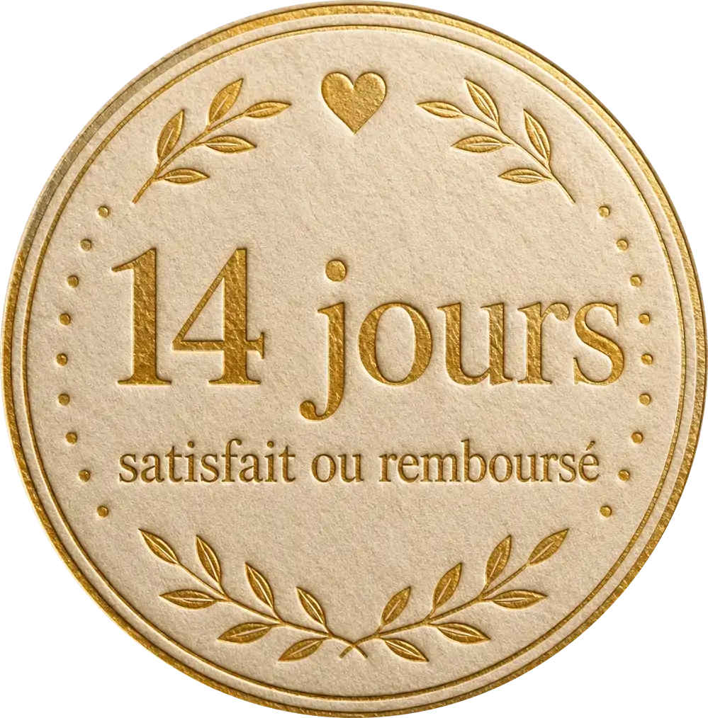 Garantie 14 jours satisfait ou remboursé
